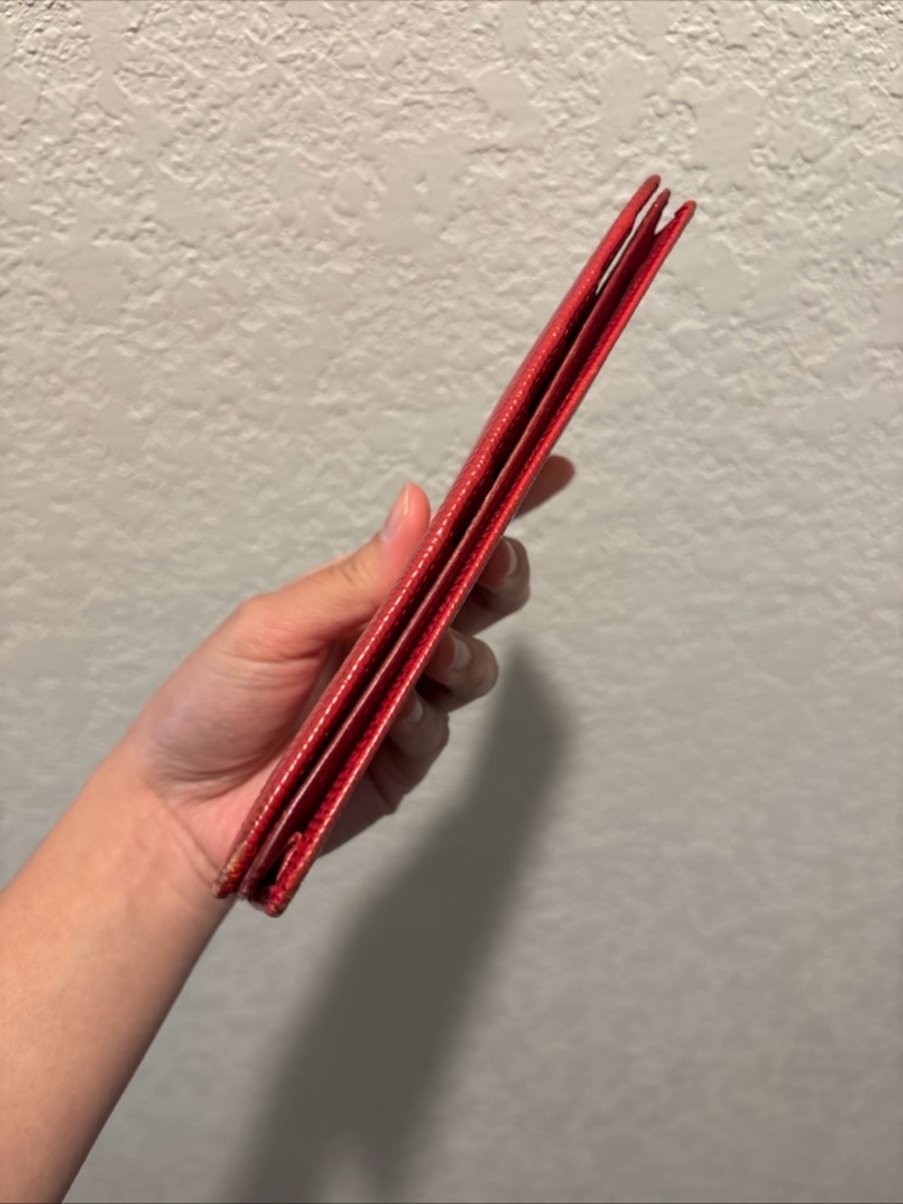 Louis Vuitton Malletier Long Bifold Wallet Red Epi Leather - Picture 12 of 15